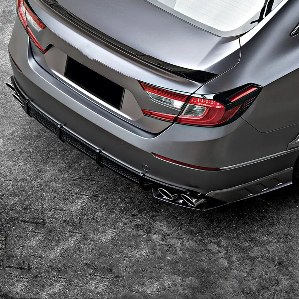 Kits de carrosserie de pièces de carrosserie automatiques avec aileron arrière de diffuseur pour Honda Accord 2018 2019